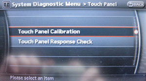 Infiniti Display Diagnostics Menu