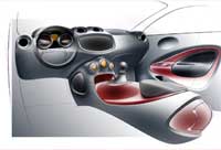 2011 Nissan Juke turbo interior sketch concept