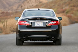 2011 Infiniti M37x Rear View